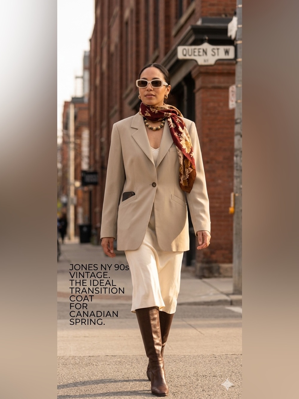 Jones of NY LONGLINE JACKET, menswear inspired